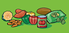 vegetables and fruit
