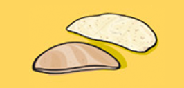 pita and tortilla