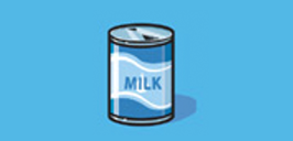 can of milk